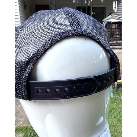 Otto Trucker Hat Port Baby Dark Blue & Yellow Snapback Cool - Picture 5 of 12